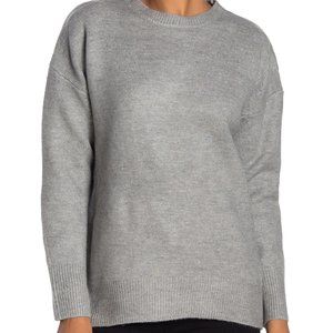 M Magaschoni Sweater Pullover Crew Neck Zipper